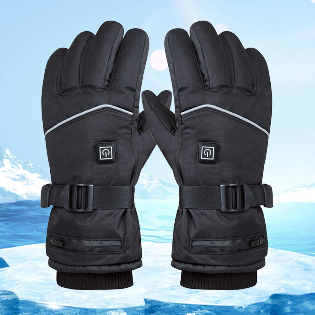 TENGOO Winter Heated Gloves Motorcycle Waterproof Gloves Heated Heating Warm Work Gloves Thermal Heated Outdoors Cycling Ski Gloves Battery Heated Gloves (image for) TENGOO Winter Heated Gloves Motorcycle Waterproof Gloves Heated Heating Warm Work Gloves Thermal Heated Outdoors Cycling Ski Gloves Battery Heated Gloves